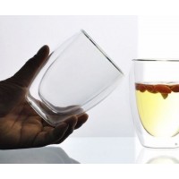 Simple Glassware High Borosilicate Double Glass Coffee Cup Glassware