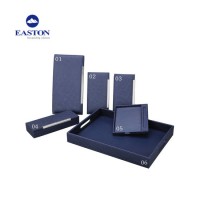 Popular Multifunctional Navy Blue Series Hotel Leather Product