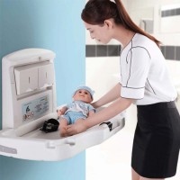Kuaiertewall Mounted Horizontal Station Baby Changing Table Fold Down Baby Changing Diaper Station