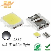 2835 White SMD LED Light 0.5W 33-40lm 6500K Competitive SMD Chip LED