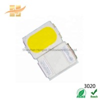 Low Bright Cool White Light Emitting Diode 20mA Yellow Lens 3020 LED SMD