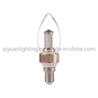 Long Lifespan and High Lumens LED Candle Bulb with E14 Holder Manufactured in Ningbo China