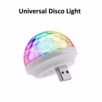 DC5V USB Mini Disco Crystal Ball Light RGB Portable Karaoke Light Home Party Light for Decoration