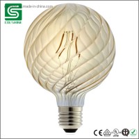 Industville Vintage LED Filament Bulb Small Globe Edison Screw Amber