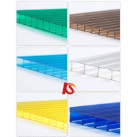PC/Polycarbonate Hollow Greehouse/Sunhouse Roof/Roofing Sheets