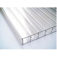 Clear Twinwall Polycarbonate Sheet/Transparent Hollow PC Sheet