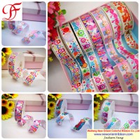 Fashion Satin/Grosgrain Ribbon with Thermal Transfer Printing for Gifts/Wedding/Wrapping/Party Decor