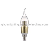 Hot Sale Thailand Style LED Candle Bulb with Tail and E14 Base