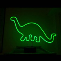 LED Dinosaurs Shape Neon Table Light Night Light for Baby Room Home Decoration