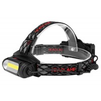 COB Headlamp  T6 XPE Dual Side Head Light with 8 Working Mode  Outdoor Hiking  Camping  Fishing