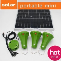 The Solar Power Emergency and Rechargeable LED Solar Lamp Mobile Power Supply