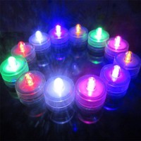 Waterproof LED Candle Lamp for Aquarium Coffee Bar Party Wedding Hall Electronic Candle Light Diving