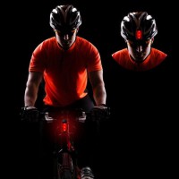 5 LEDs Outdoor Safety Warning Clip LED Flashlight Bike Tail Light for Running Sports Cycling