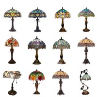 Wholesale Sales High Quality Antique Stained Glass Tiffany Lamp1