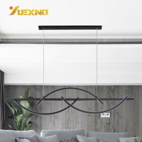 Unique Chinese Style Harf Arc Round Strip Hanging Lighting Indoor LED SMD Bright Warm White Pendant