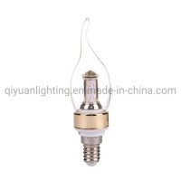 4W LED Glass Candle Bulb with E14 Holder