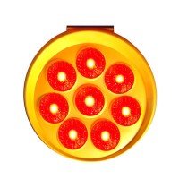 Super Bright Sunflower Solar LED Warning Lamp for Traffic Safety