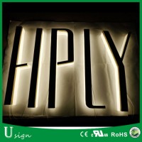 Outdoor Fabricated Custom Mini 3D Acrylic LED Edge Lit Channel Letter Sign