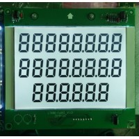 Big Size 886 7 Segment Fuel Dispenser LCD Display with PCB and White LED Backlight