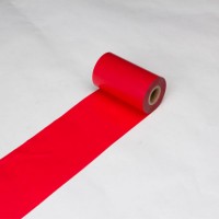 Printer Ribbon TTR Resin Label Heat Transfer Printing Red Color Ribbon
