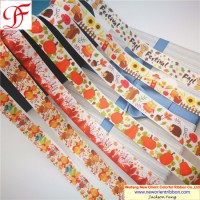 China Manufacturer Thermal Transfer Printing Grosgrain Ribbon for Gifts/Wedding/Wrapping/Party Decor