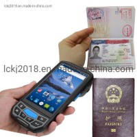 Android PDA Portable Handheld Biometric Mrz Ocr Passport Scanner Reader