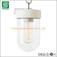 High Quality E27 IP54 Porcelain Sauna Lamp Pendant Light