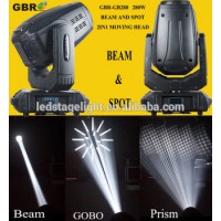 Gbr 280W Moving Head Light DMX512 20/24channels Gobo Stage Party Colors Spot Lamp