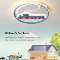 Distributor Children's Room Cartoon Train LED Ceiling Lamp Decoration Light Ceiling Lighting In