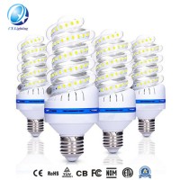 9W Spiral Shape LED Corn Light Lamp AC85-265V LED Energy Saving Bulbs