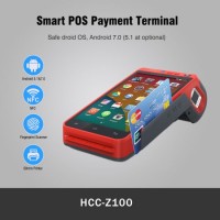 Sdk and Engineer Support for 4G Bluetooth WiFi GPS Android 7.0 Multifunction Handheld POS Terminal H