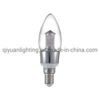 Candle Type LED Bulb with E14 Holder 2700K Warm White Use for Decoration of Hotel and Home
