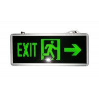 Simva Rechargeable Hanging Fire Emergency LED Exit Light  High Quality Emergency Exit Sign  LED Exit
