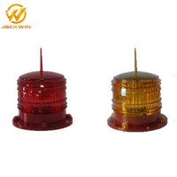 1500m Visible Waterproof LED Flashing Photocell Aircraft Solar Obstruction Light