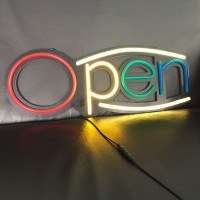 Flexible Outdoor Waterproof Customized LED Neon Open Sign for Shop