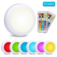 AA Battery RGB+W Infrared Remote Control Night Light Cabinet Light