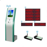 Bank/Hospital/Clinic Service Center Simple 17 Inch Table Desktop Wireless Token Number Queue Managem