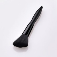 Single Angled Brush for Blush Loose Powder Contouring Wood Handle Makeup Brush Cosmetic Tools