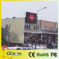 Big Outdoor LED Clock with Weather Forecast