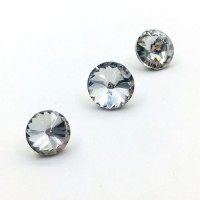 New Arrival Crystal Embellishments Round Rhinestone Diamond Acrylic Upholstery Buttons for Sofa