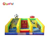 3 in 1 Football Basketball Soccer Inflatable Shootout Game