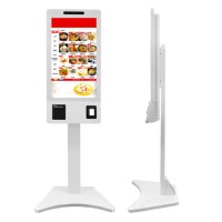 32 Inch Touch Screen Payment Kiosk NFC Card Reader Self Service Kiosk Self Service Kiosk Bar Code Re