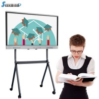 Infrared LED 4K Display Classroom Portable Interactive Whiteboard Smart Board