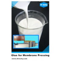 Door Panel Kitchen Cabinet PVC Vacuum Membrane Hot 3D Pressing PU Dispersion Cold Liquid Glue
