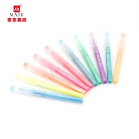 Factory Price OEM Chisel Nib Pop Collection Plastic Colorful Classic Glitter Highlighter Pen