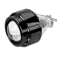 H1 LED Bulb H4 H7 Headlight Xenon HID Projector Lens Silver Black Shell 2.5 Inch Motorcycle Car Acce