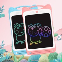 Top Hot 8.5 Inch Cat Shape Multi-Color Screen Writing Tablet LCD Cartoon Drawing Tablet for Kids