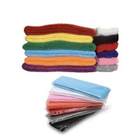 14 Colors Promotional Terry Fabric Athletic Sweatbands Manufacturer  Custom Logo Towel Fabric Yoga F