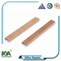 Std26/6 Copper Office Staples for Office Supply