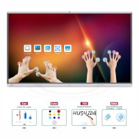 T6 Series 75 Inch Interactive Touch Screen Manufacturer Whiteboard with Windows and Androind System